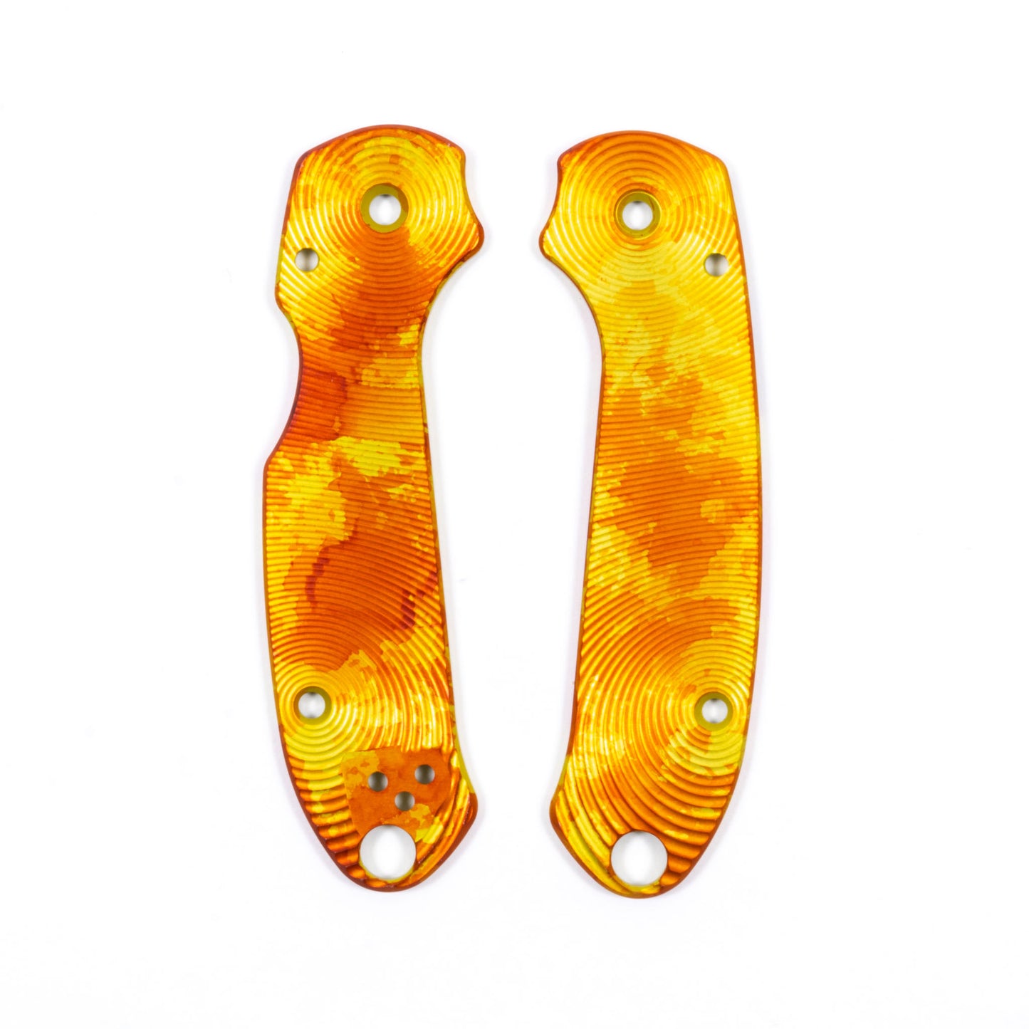 Spyderco Para 3 Skinny Contoured Anodized Aluminum Scale Sets