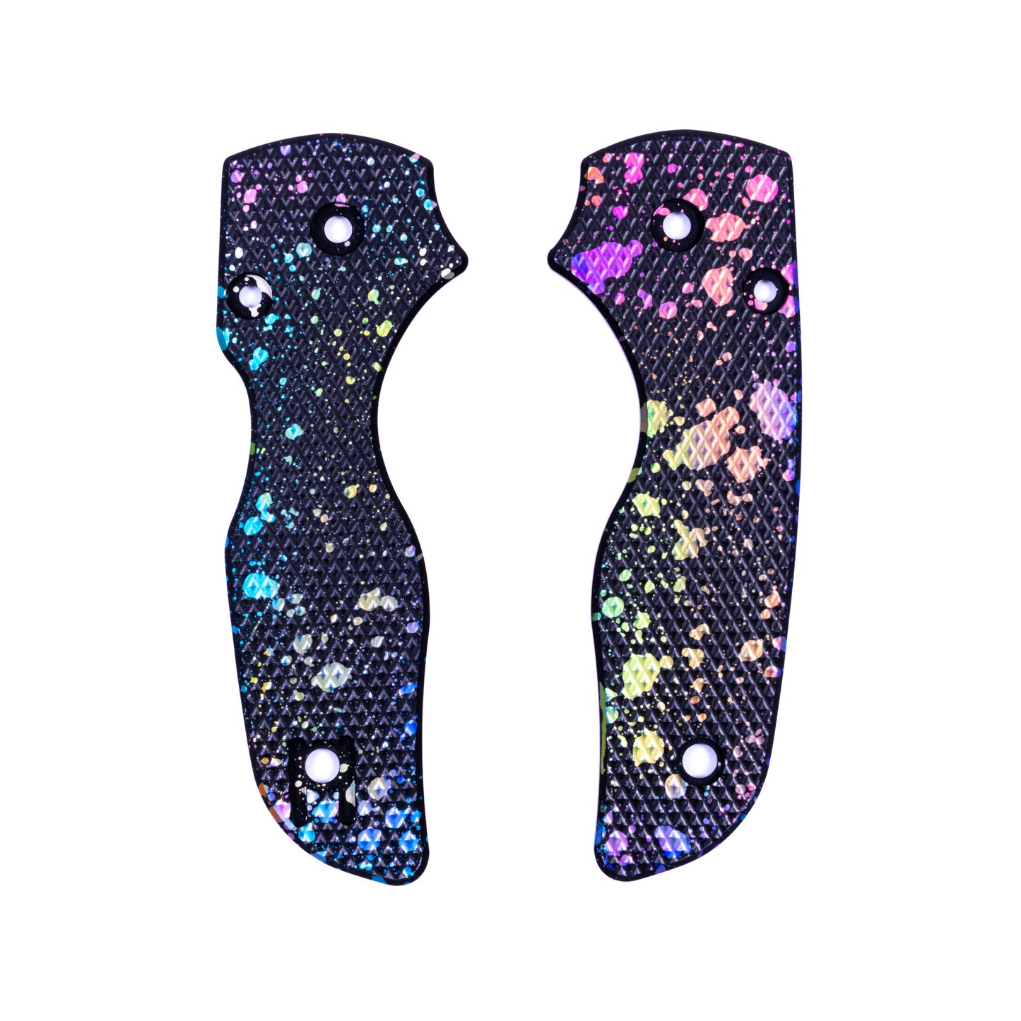 Spyderco Lil Native Right Hand Tip Up Anodized Aluminum Scale Sets