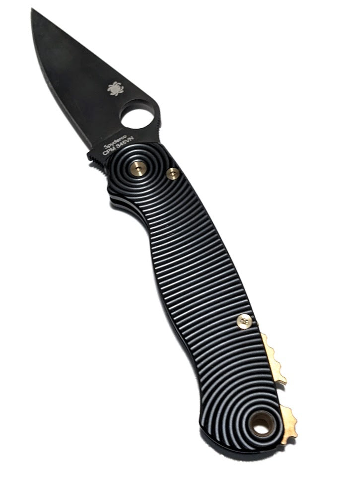 Spyderco Paramilitary PM2 Black Ultem Scale Sets