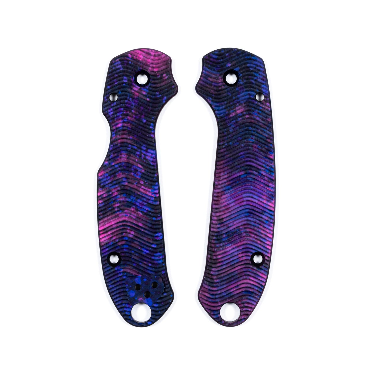 Spyderco Para 3 Skinny Contoured Anodized Aluminum Scale Sets