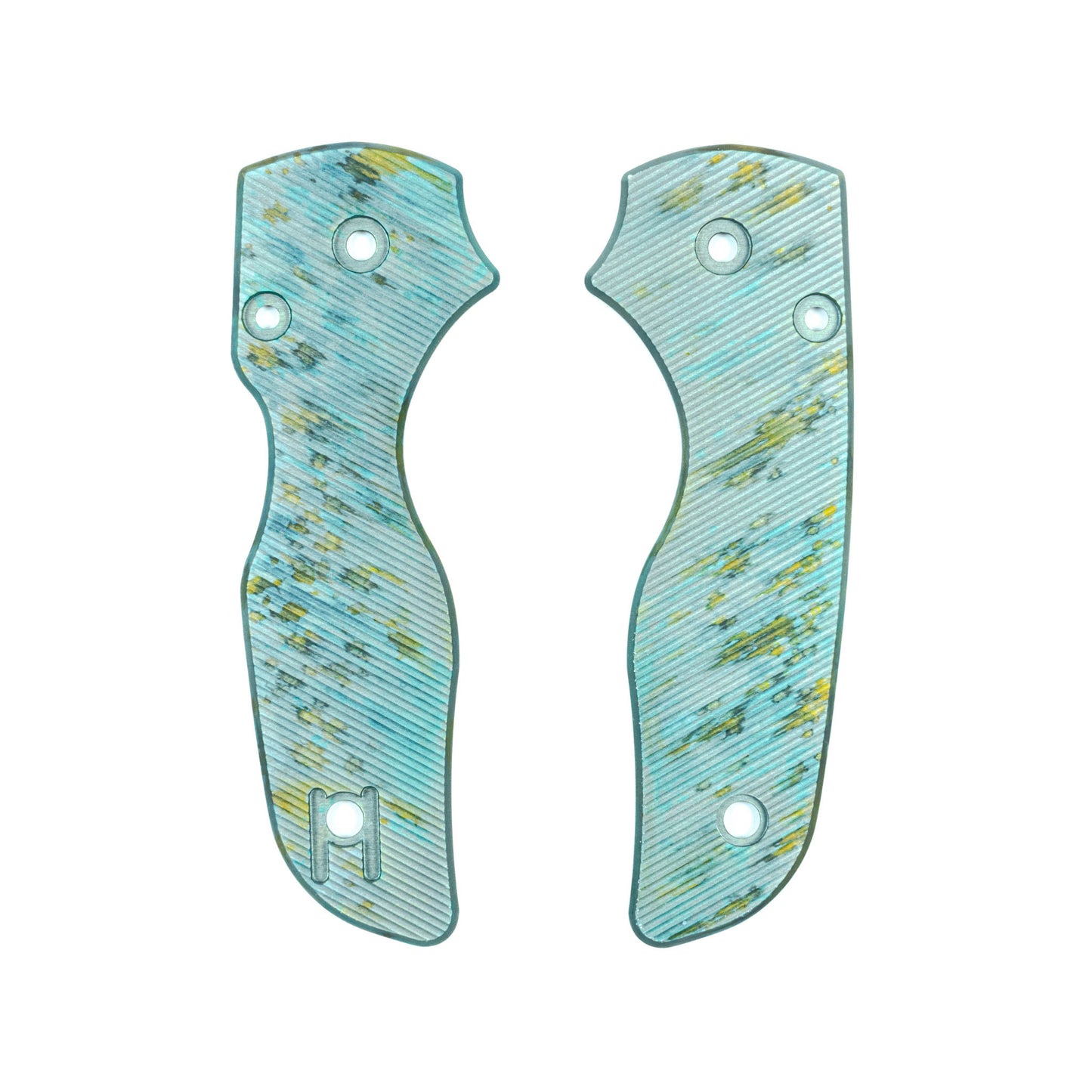Spyderco Lil Native Right Hand Tip Up Anodized Aluminum Scale Sets
