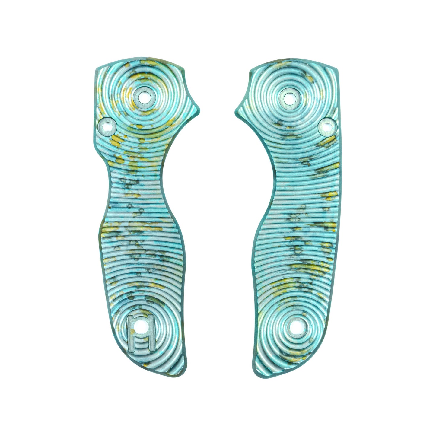 Spyderco Lil Native Right Hand Tip Up Anodized Aluminum Scale Sets