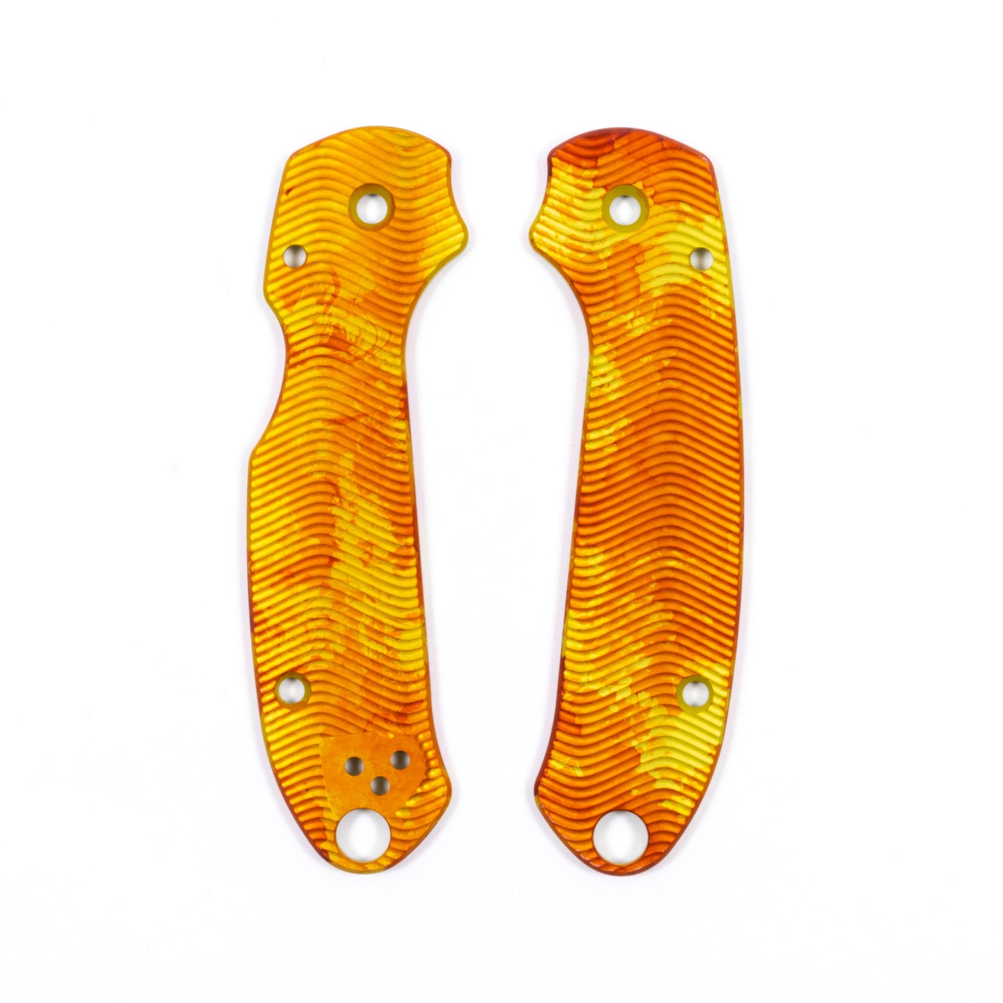 Spyderco Para 3 Skinny Contoured Anodized Aluminum Scale Sets
