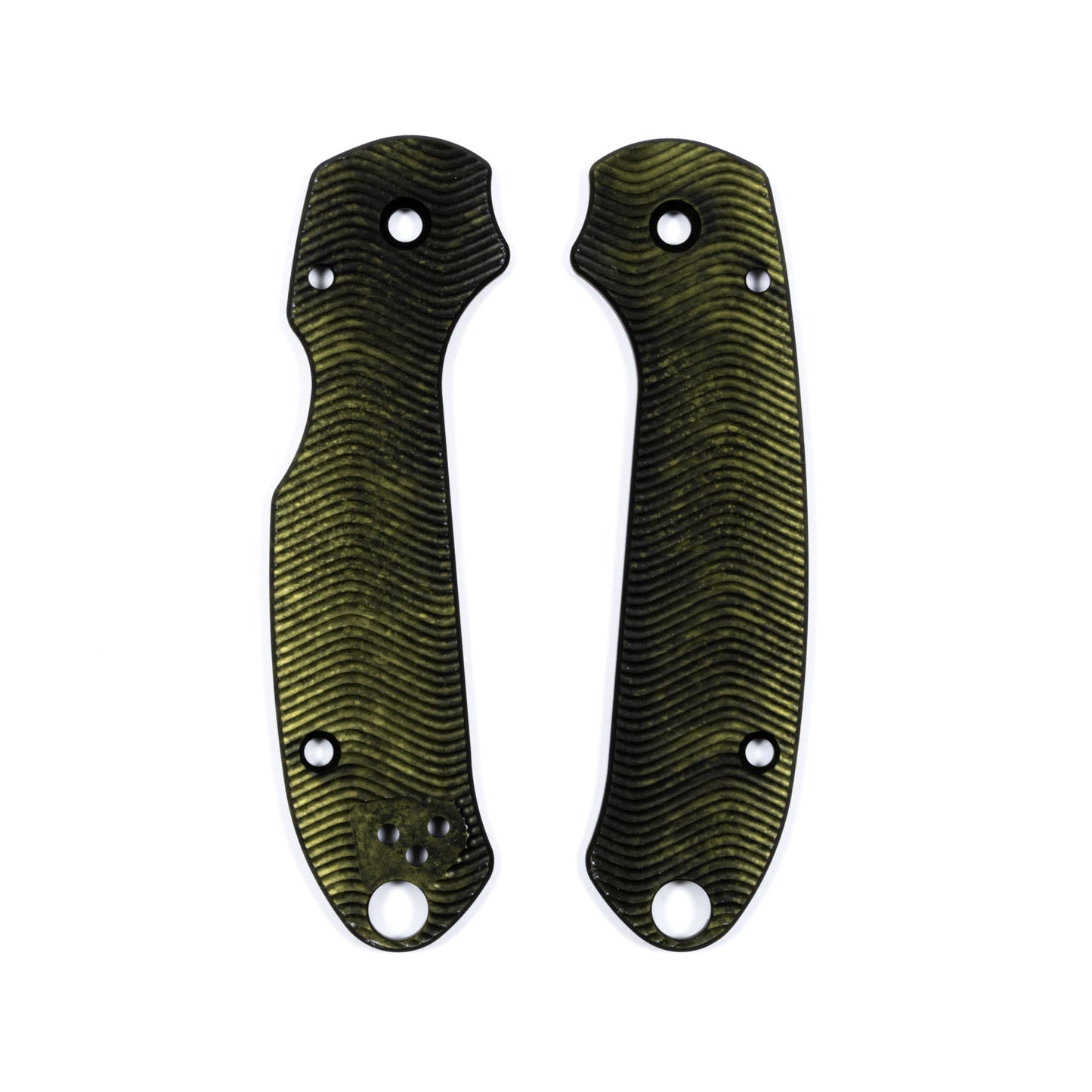 Spyderco Para 3 Skinny Contoured Anodized Aluminum Scale Sets