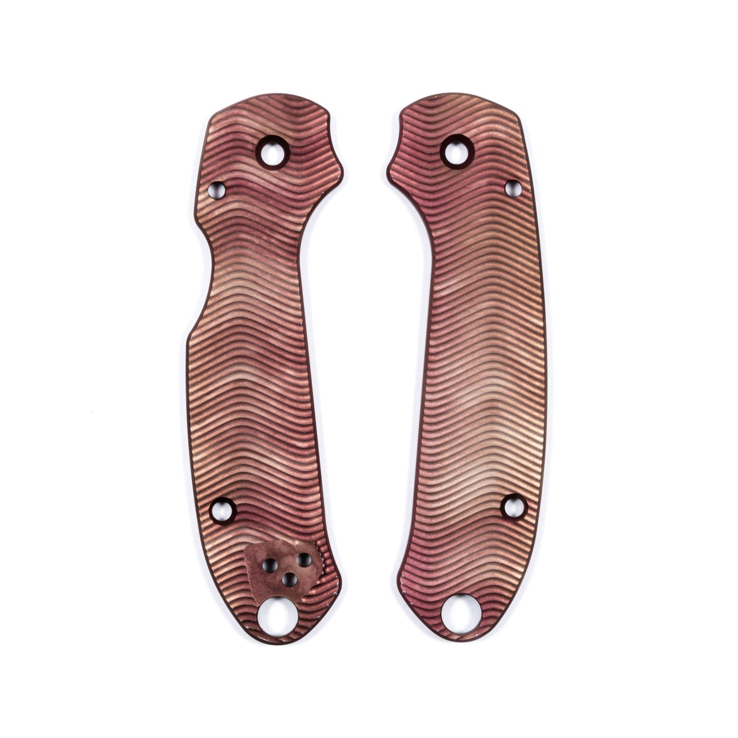 Spyderco Para 3 Skinny Contoured Anodized Aluminum Scale Sets