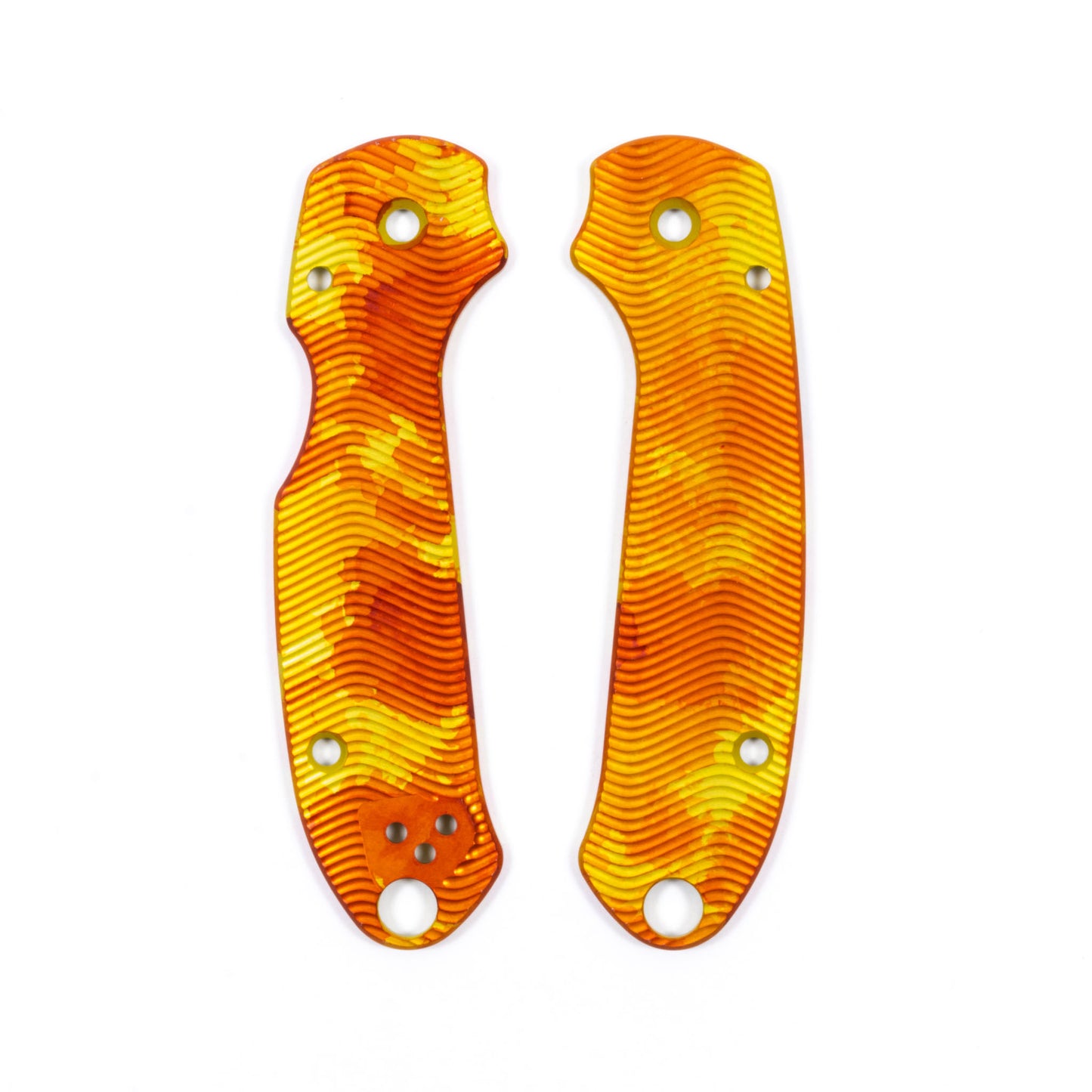 Spyderco Para 3 Skinny Contoured Anodized Aluminum Scale Sets