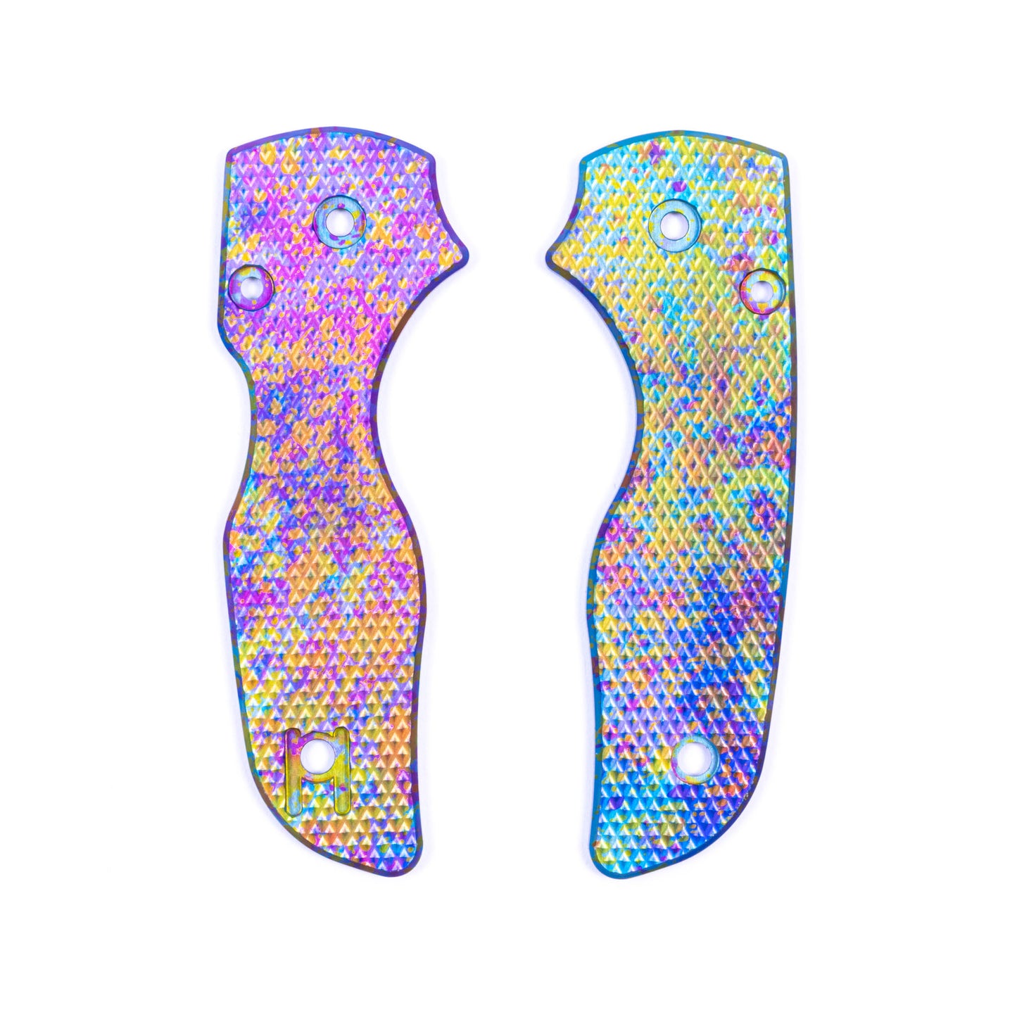 Spyderco Lil Native Right Hand Tip Up Anodized Aluminum Scale Sets