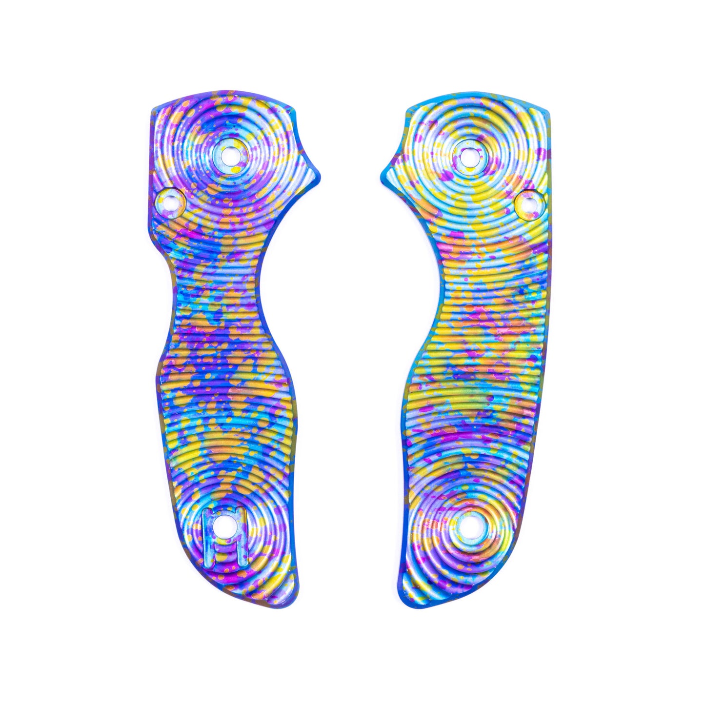 Spyderco Lil Native Right Hand Tip Up Anodized Aluminum Scale Sets