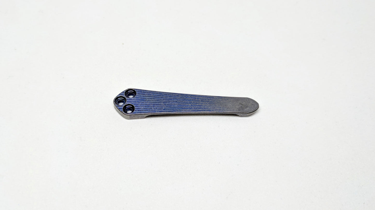 Spyderco Universal 3D Titanium Machined Pocket Clip V2.0