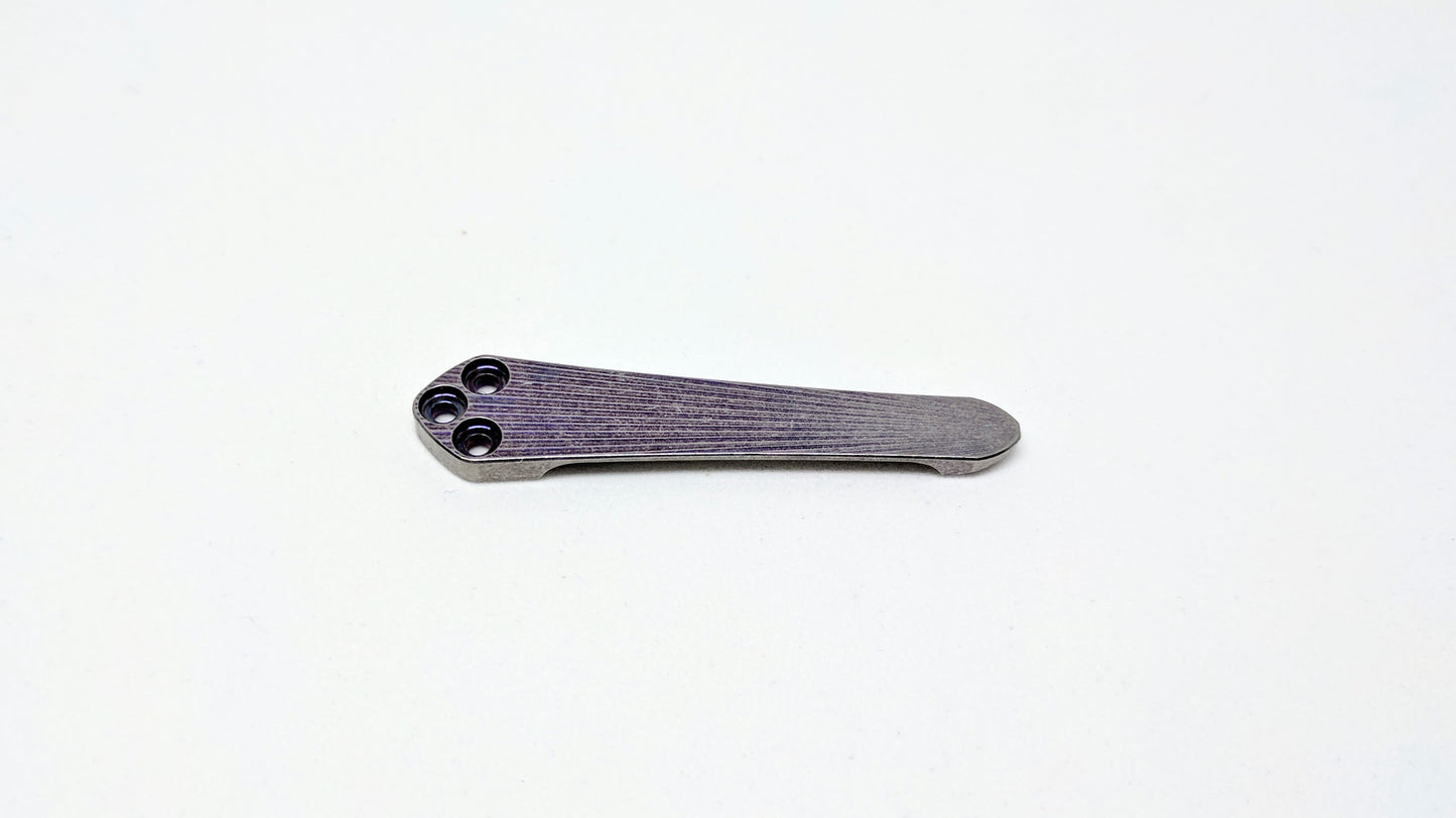 Spyderco Universal 3D Titanium Machined Pocket Clip V2.0