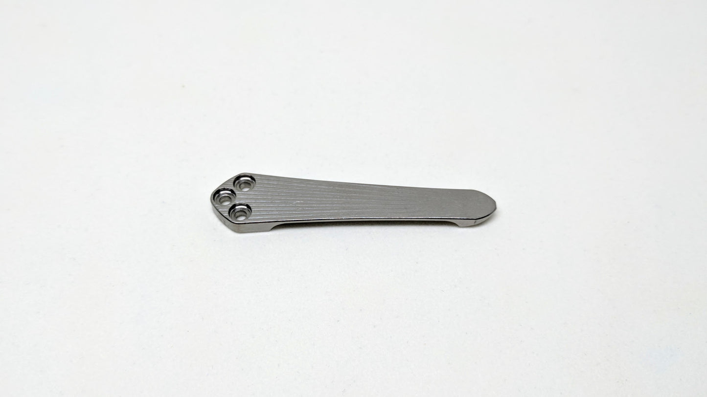 Spyderco Universal 3D Titanium Machined Pocket Clip V2.0