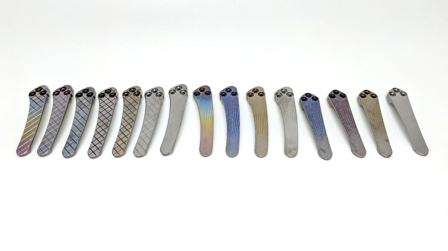 Spyderco Universal 3D Titanium Machined Pocket Clip V2.0