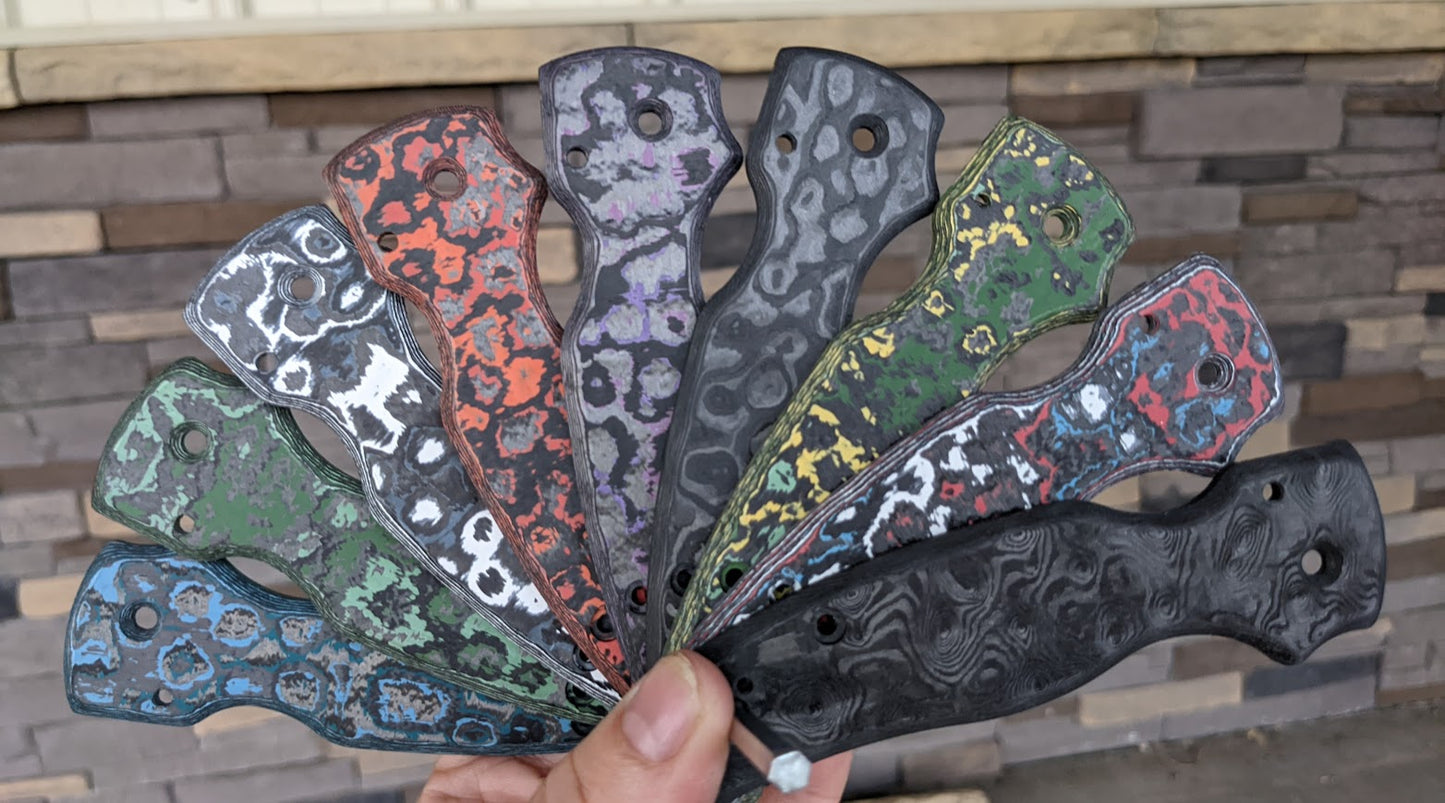Spyderco Shaman Fat Carbon Scale Set