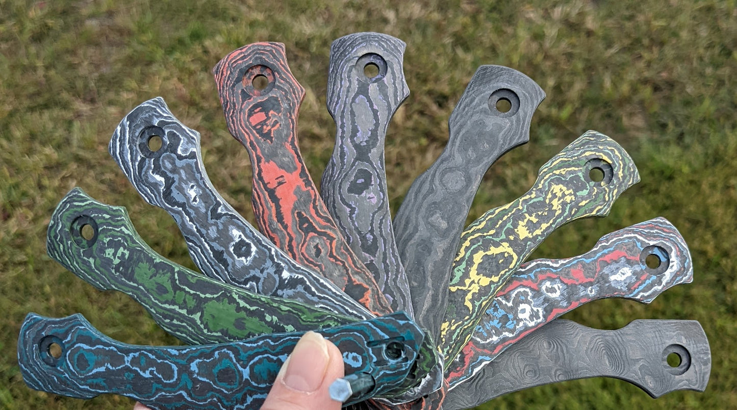 Spyderco Kapara Fat Carbon Scale Sets