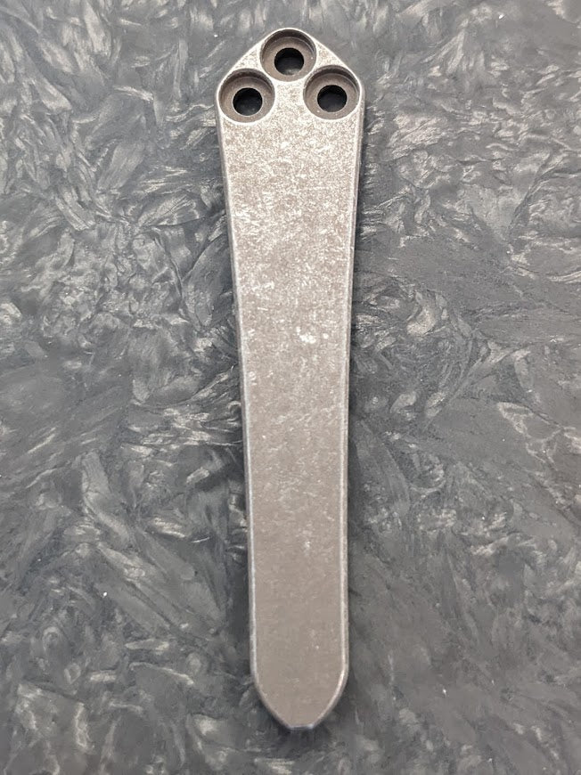 Spyderco Universal 3D Titanium Machined Pocket Clip V2.0