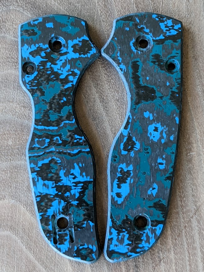 Spyderco Lil Native Fat Carbon Scale Sets