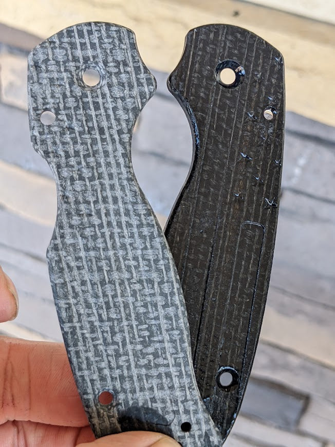 Spyderco Para 3 Micarta FLAG Scale Set