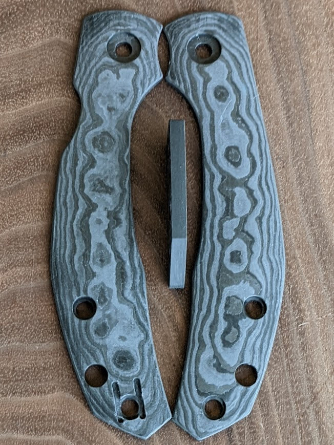 Spyderco Kapara Fat Carbon Scale Sets