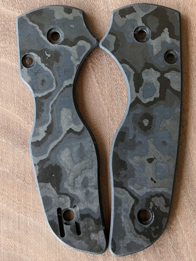 Spyderco Lil Native Fat Carbon Scale Sets