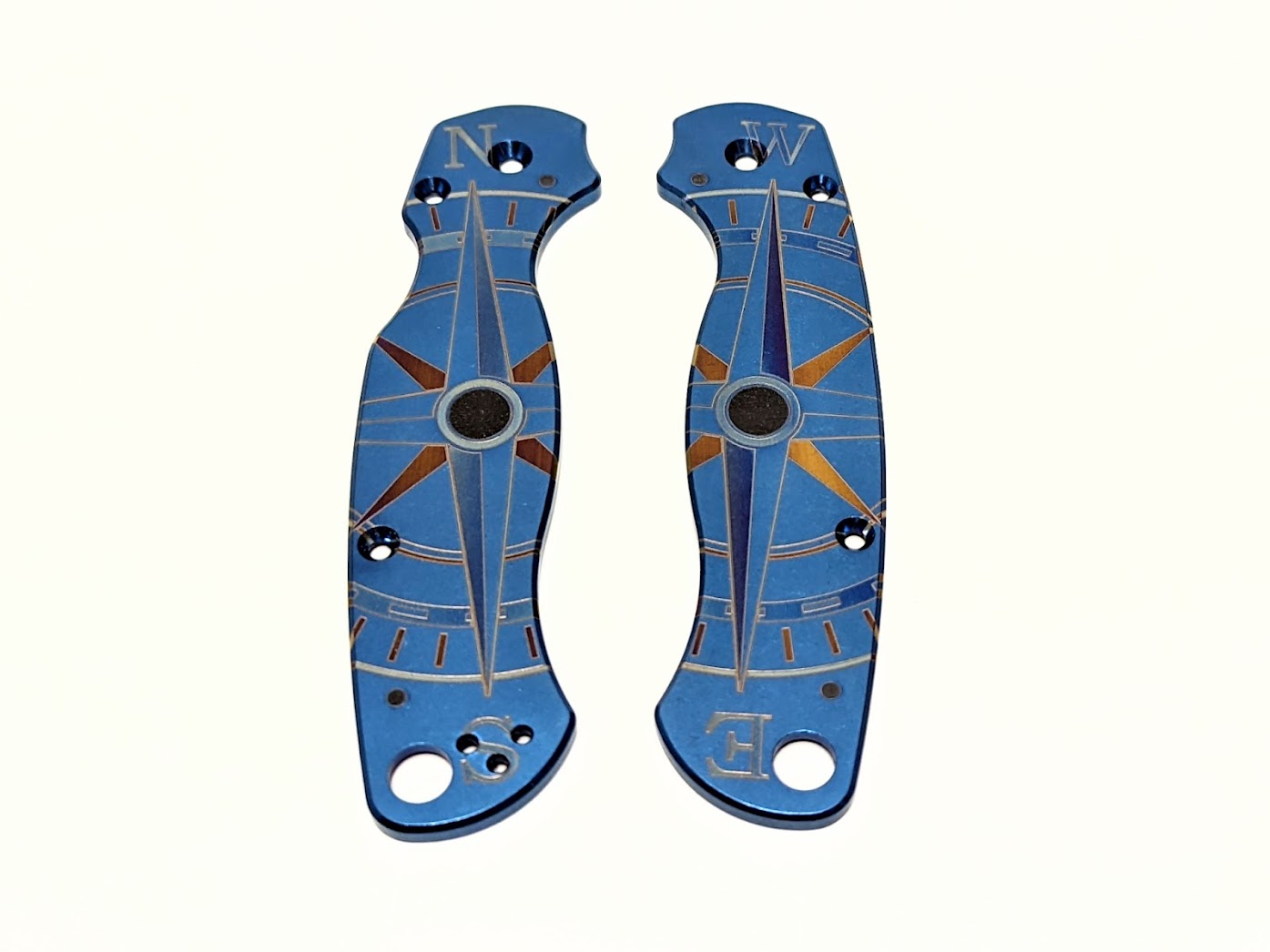 Spyderco Paramilitary 2 (PM2) Titanium Featherweight Scale Sets