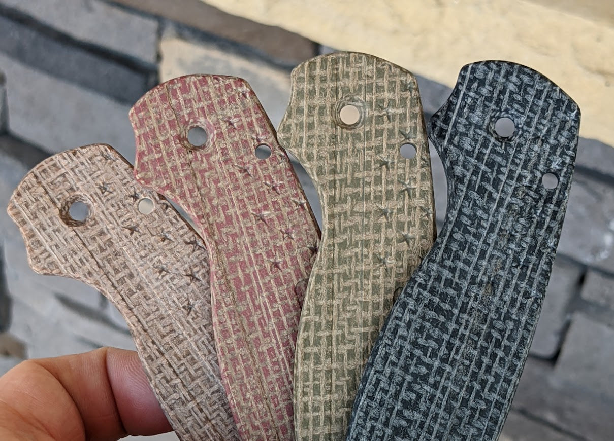 Spyderco Para 3 Micarta FLAG Scale Set