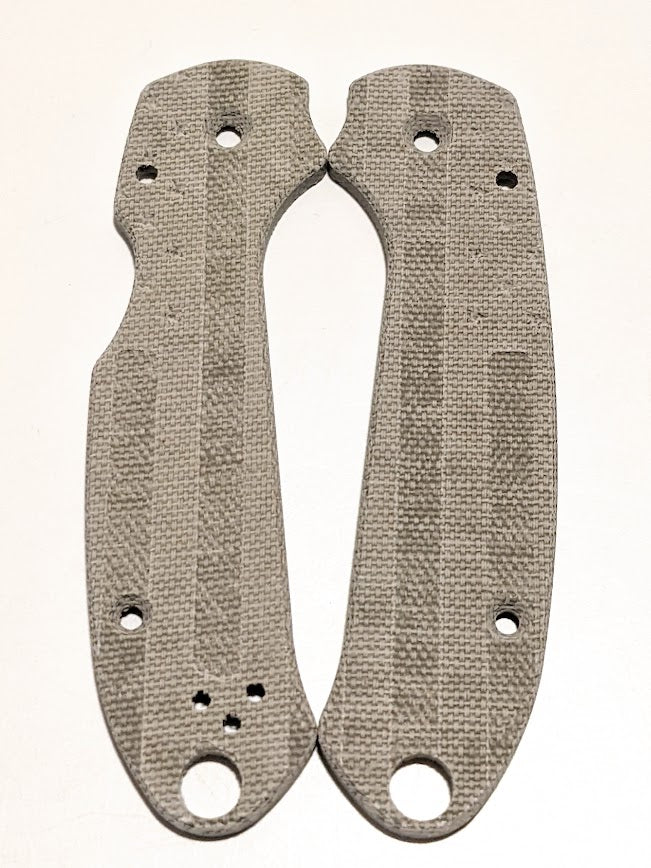 Spyderco Para 3 Skinny Mod FLAG Micarta Scale Set