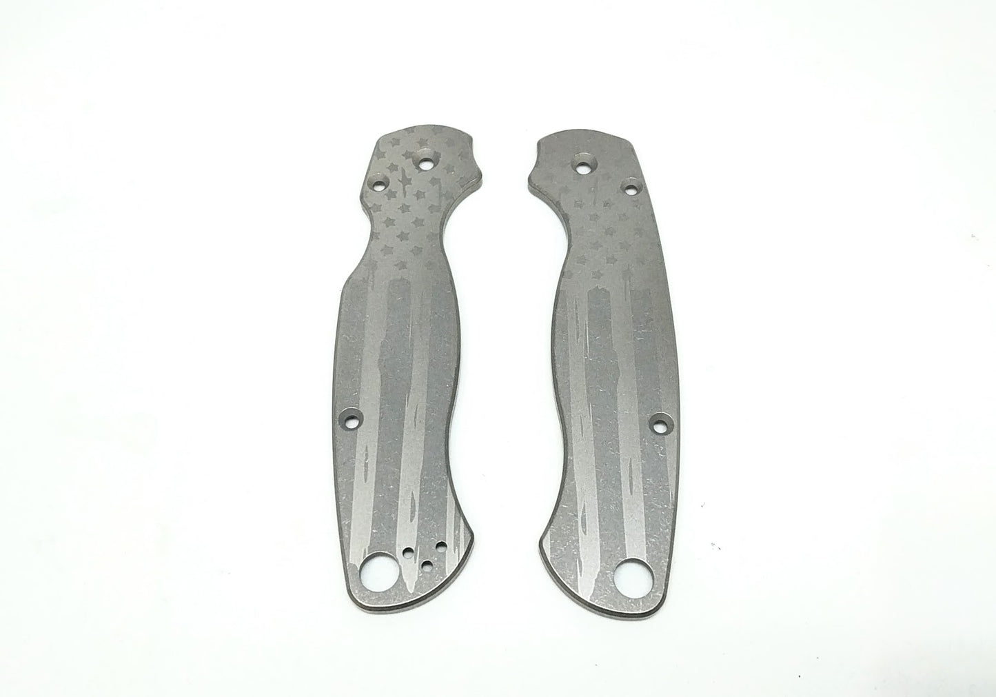 Spyderco Paramilitary 2 (PM2) Titanium Featherweight Scale Sets