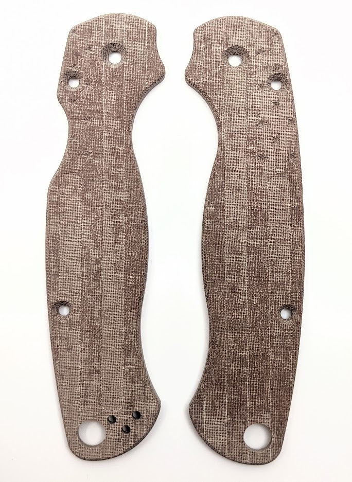 Spyderco Paramilitary 2 (PM2) FLAG Micarta Scale Sets