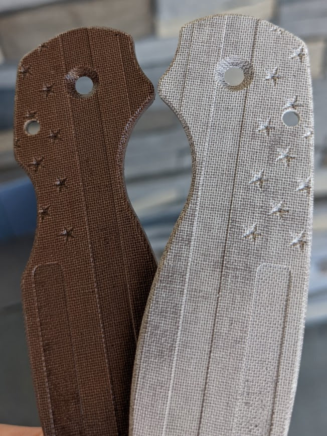 Spyderco Para 3 Micarta FLAG Scale Set