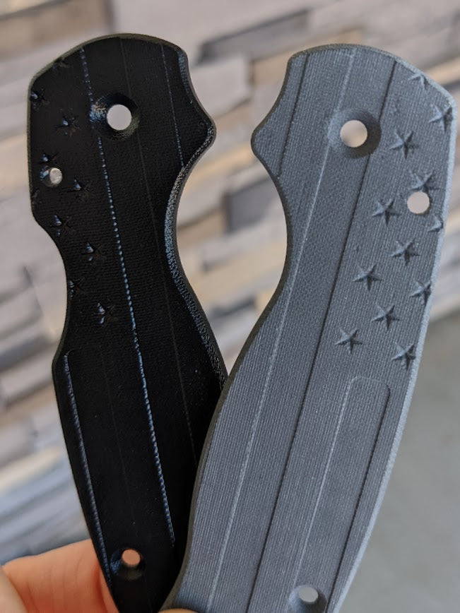 Spyderco Para 3 Micarta FLAG Scale Set