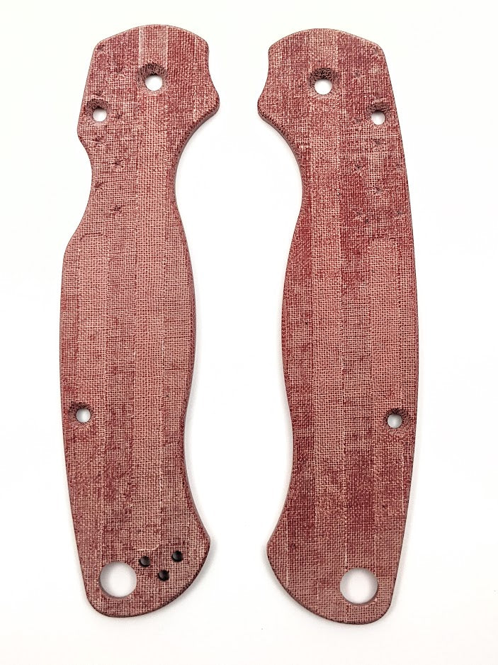 Spyderco Paramilitary 2 (PM2) FLAG Micarta Scale Sets