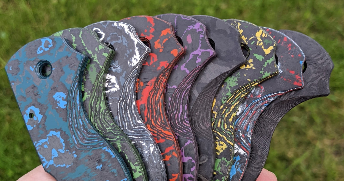 Spyderco Native 5 Fat Carbon Scale Set