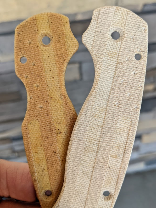 Spyderco Para 3 Micarta FLAG Scale Set