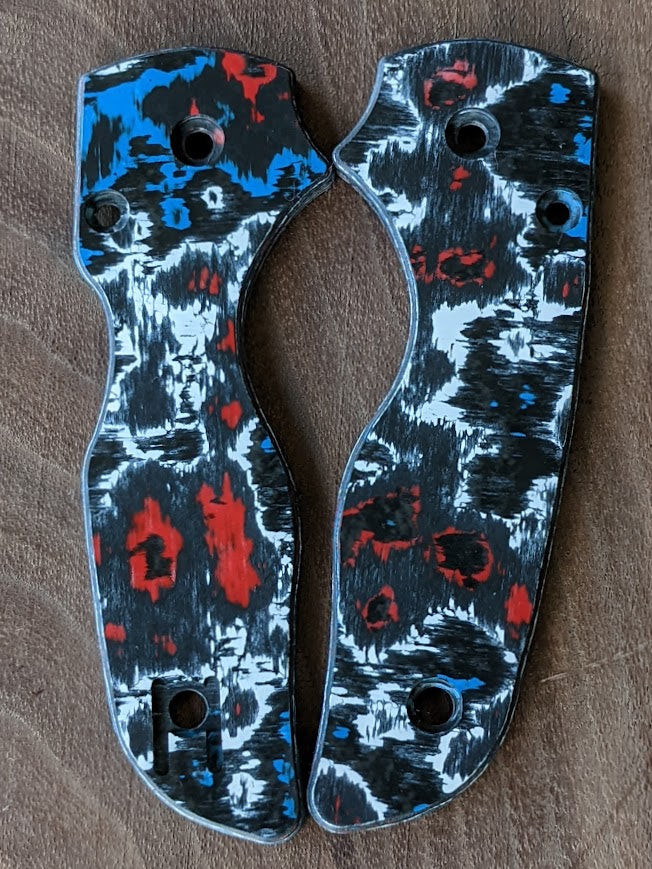Spyderco Lil Native Fat Carbon Scale Sets