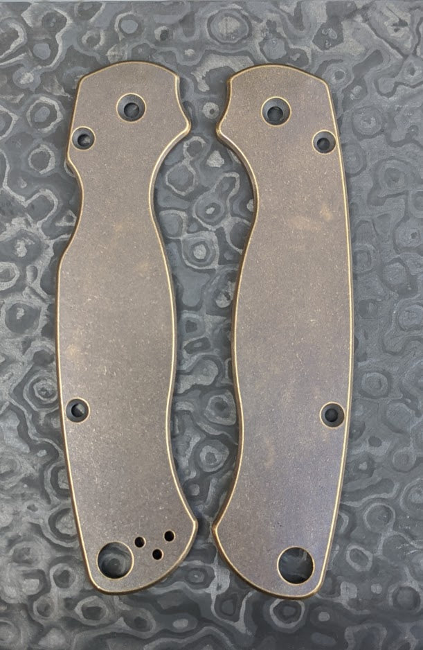 Spyderco Paramilitary 2 (PM2) Copper/Brass Scale Sets