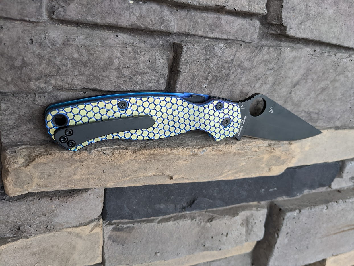 Spyderco Paramilitary 2 (PM2) Titanium Featherweight Scale Sets