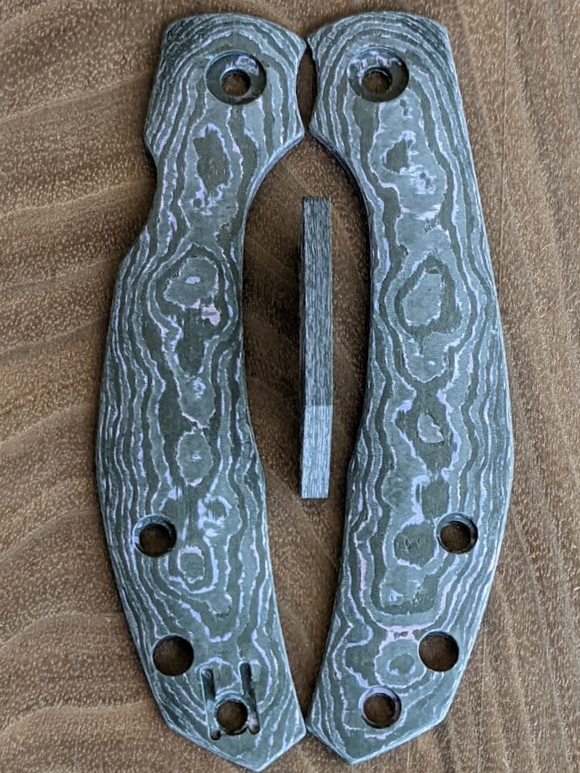 Spyderco Kapara Fat Carbon Scale Sets