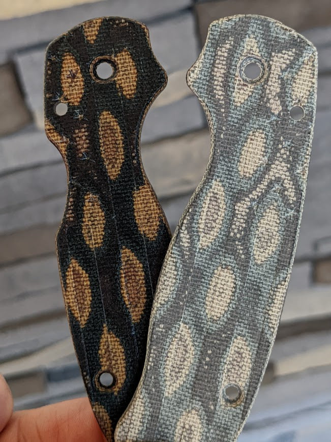 Spyderco Para 3 Micarta FLAG Scale Set