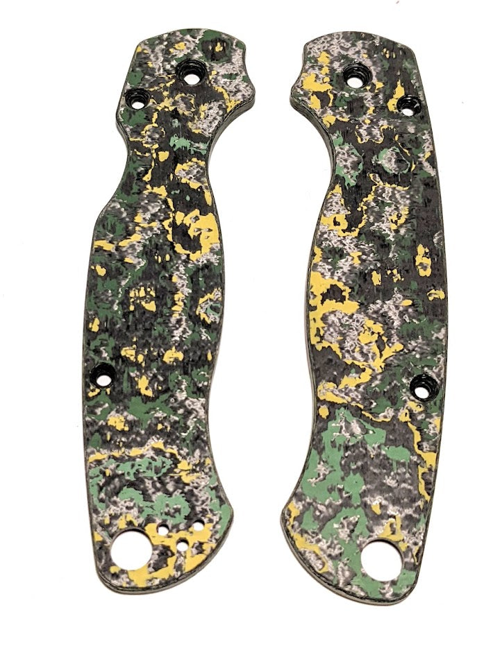Spyderco Paramilitary 2 (PM2) Fat Carbon Scale Sets
