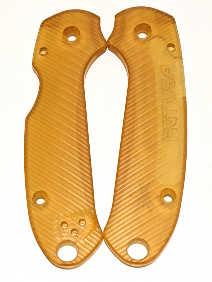 Spyderco Para 3 Skinny Mod Contoured ULTEM Scale Sets