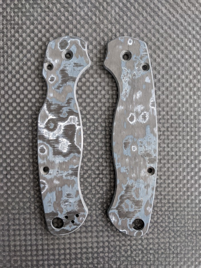 Spyderco Paramilitary 2 (PM2) Fat Carbon Scale Sets
