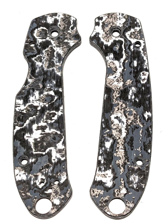 Spyderco Para 3 Skinny Mod Fat Carbon Scale Set