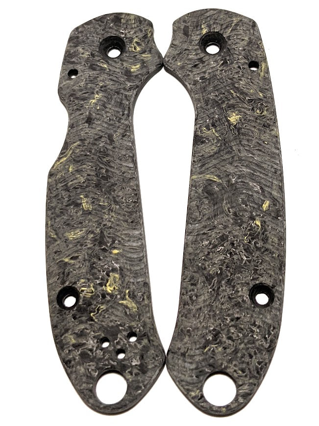 Spyderco Para 3 Skinny Mod Contoured Sinewave Darkmatter Scale Set