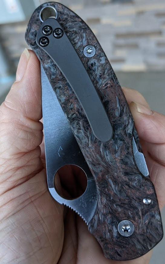 Spyderco Para 3 Skinny Mod Dark Matter Scale Sets