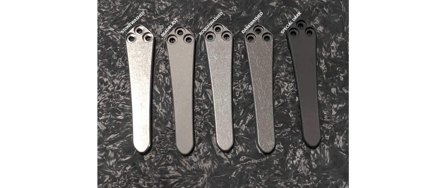 Spyderco Universal 3D Titanium Machined Pocket Clip V2.0