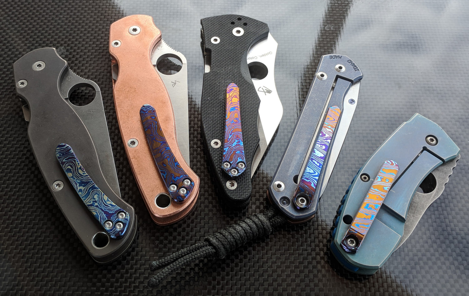 Timascus Pocket Clips