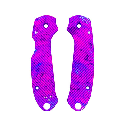 Spyderco Para 3 Skinny Anodized Aluminum Scale Sets