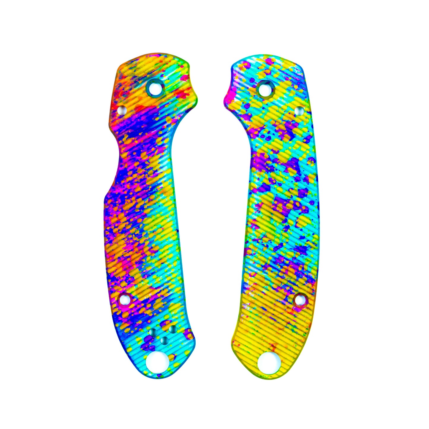 Spyderco Para 3 Skinny Anodized Aluminum Scale Sets