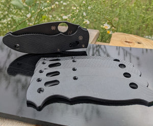 Spyderco Manix 2 Black Ultem Scale Sets