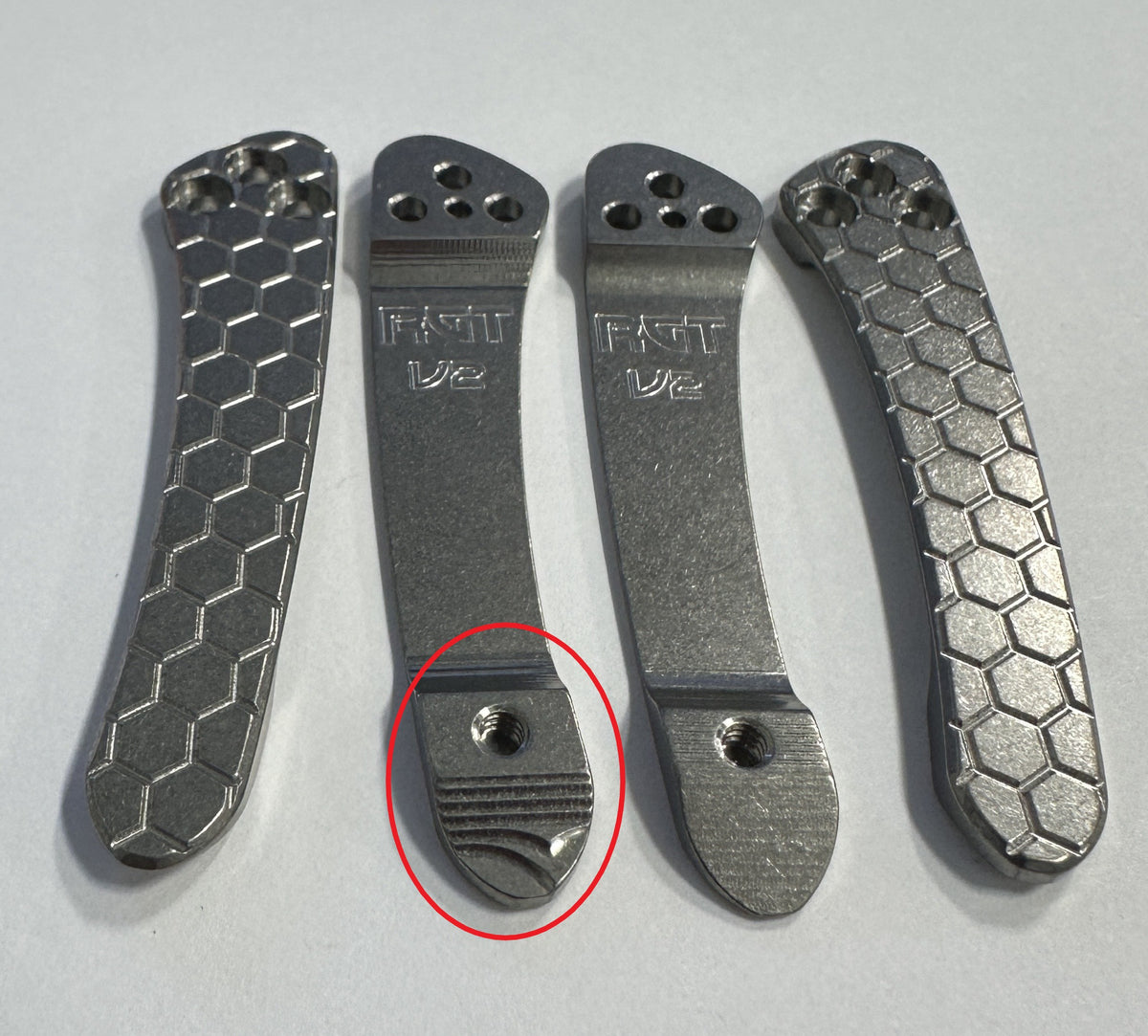 CLEARANCE Spyderco Paramilitary 2 (PM2) Titanium 3D Machined Pocket Clip